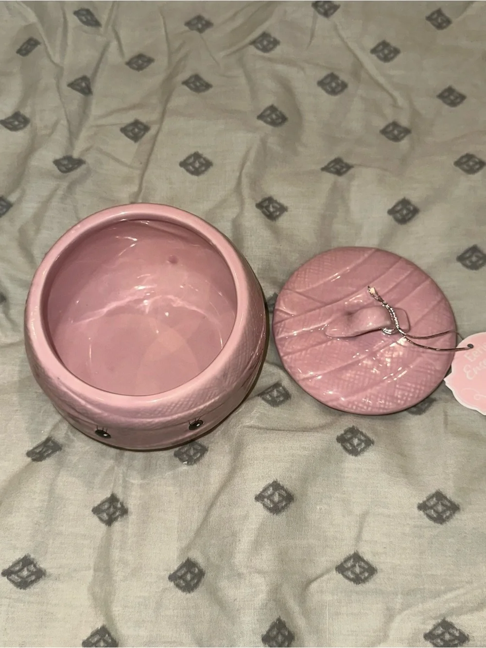 Pink Mummy Halloween Sugar Pot
